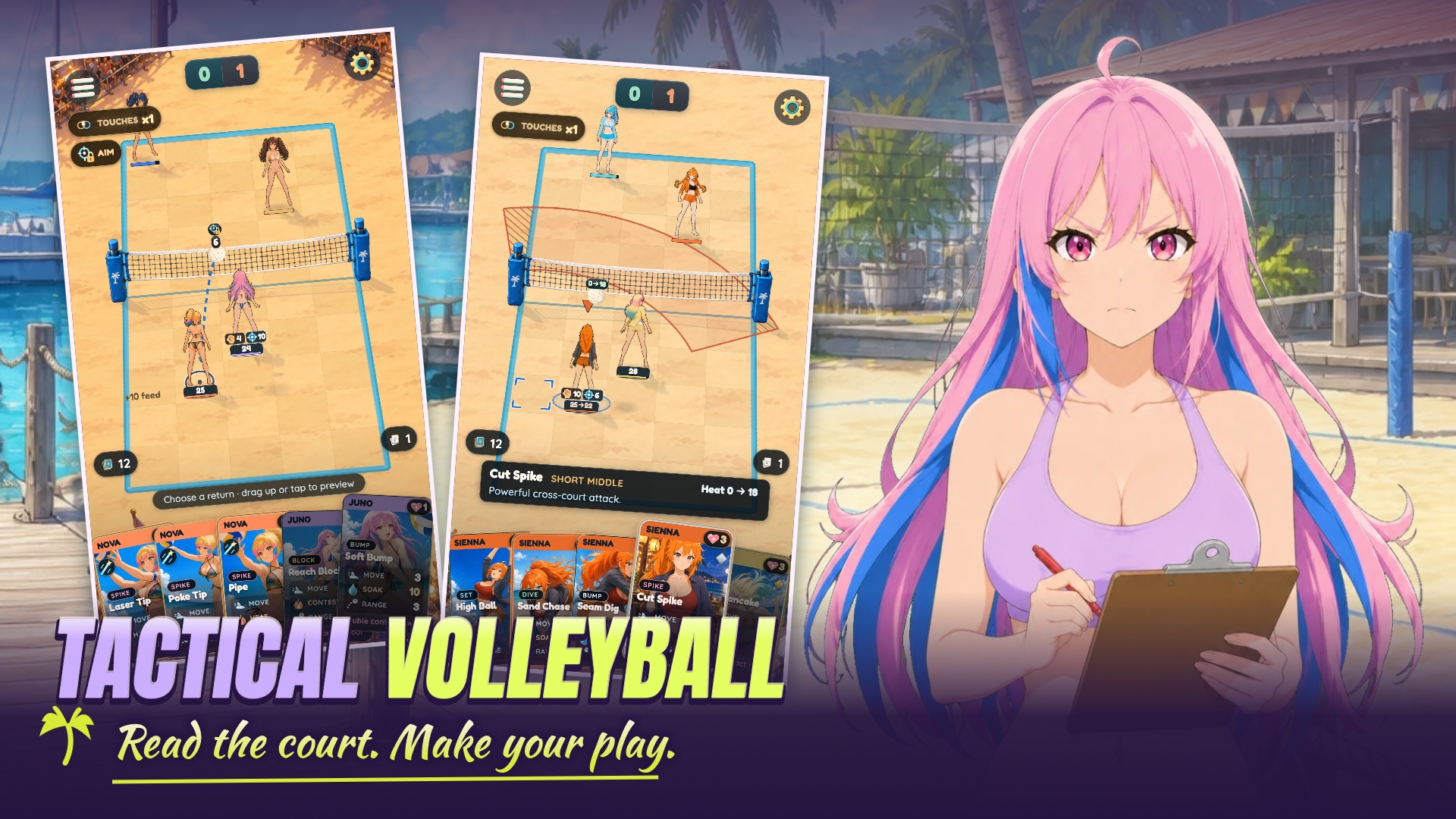 Tactical volleyball