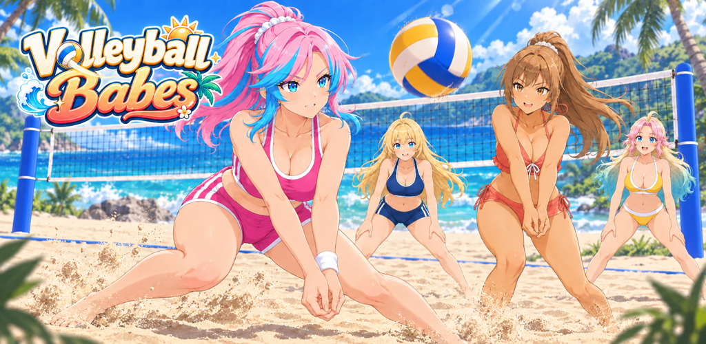 Volleyball Babes game artwork